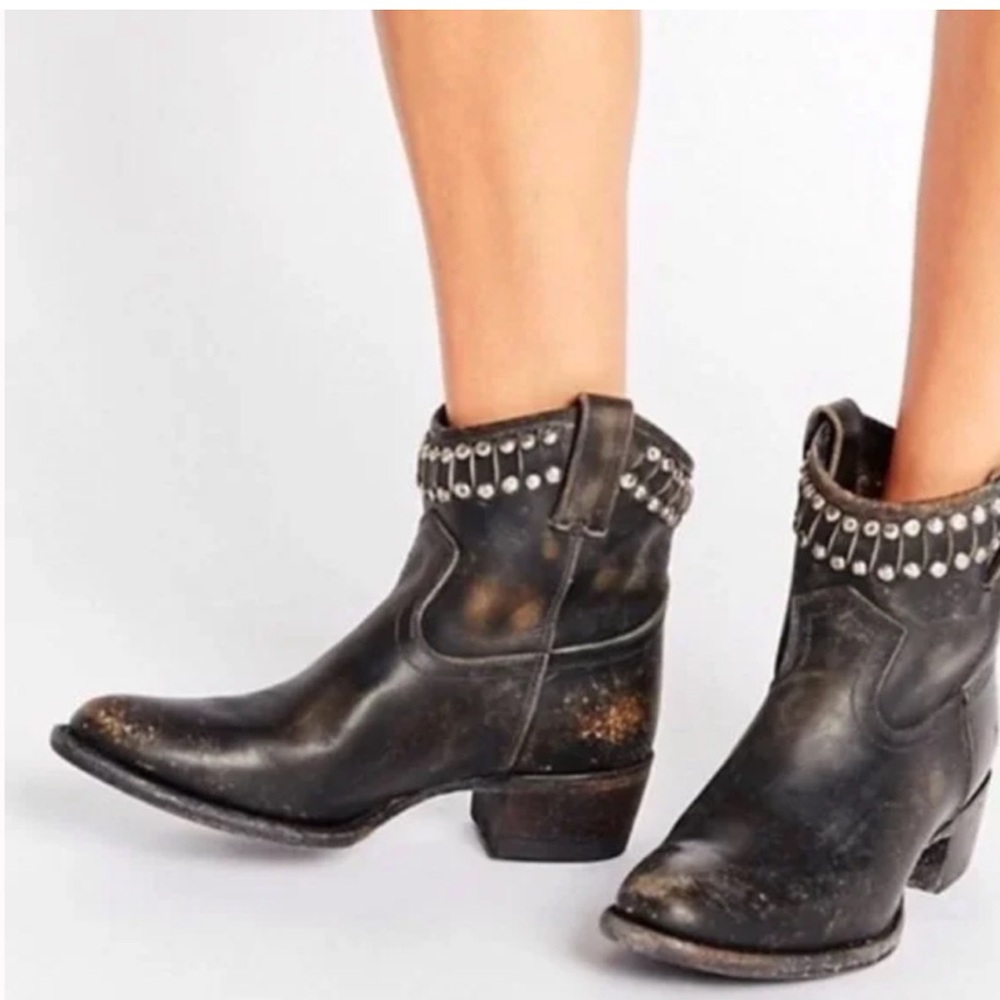 Frye Diana Cut Studded Booties
